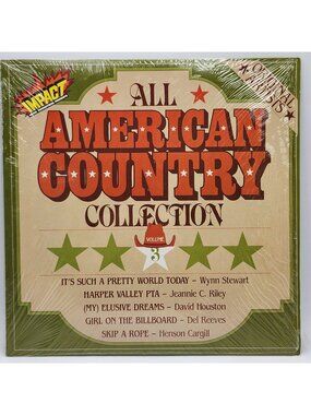All American Country Collection Volume 3 Vinyl Record 1982 Impact Music BC-316